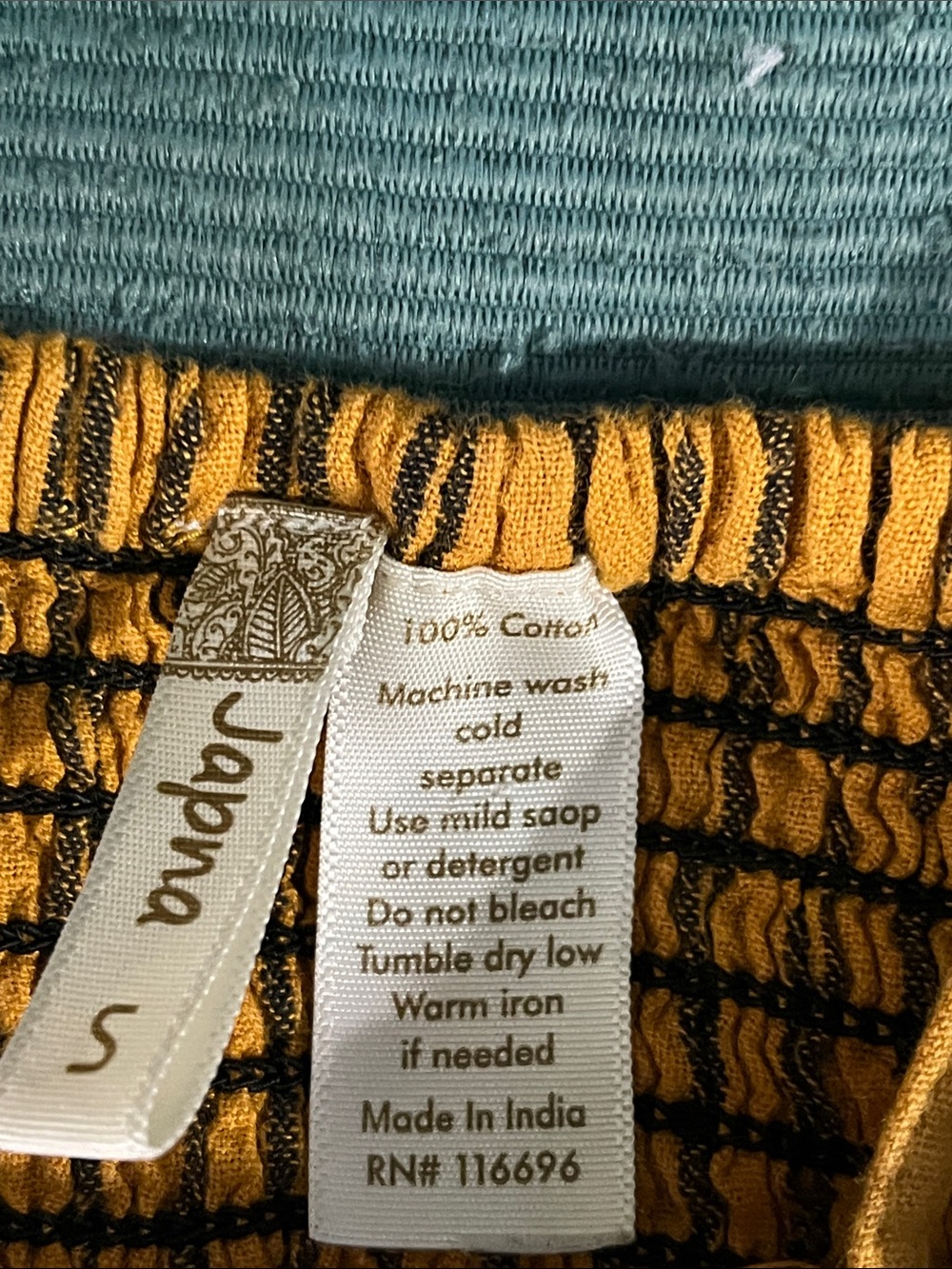 Japna Mustard Yellow Striped Sundress - Picture 3 of 11